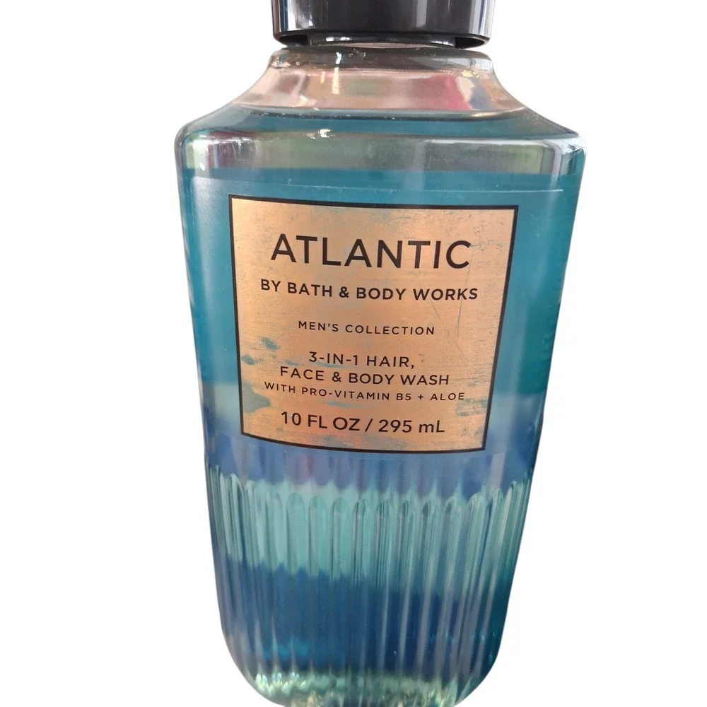 Men's Collection Bath & Body Works 3pcs Set ATLANTIC Wash Spray‎ Cream Citrus+